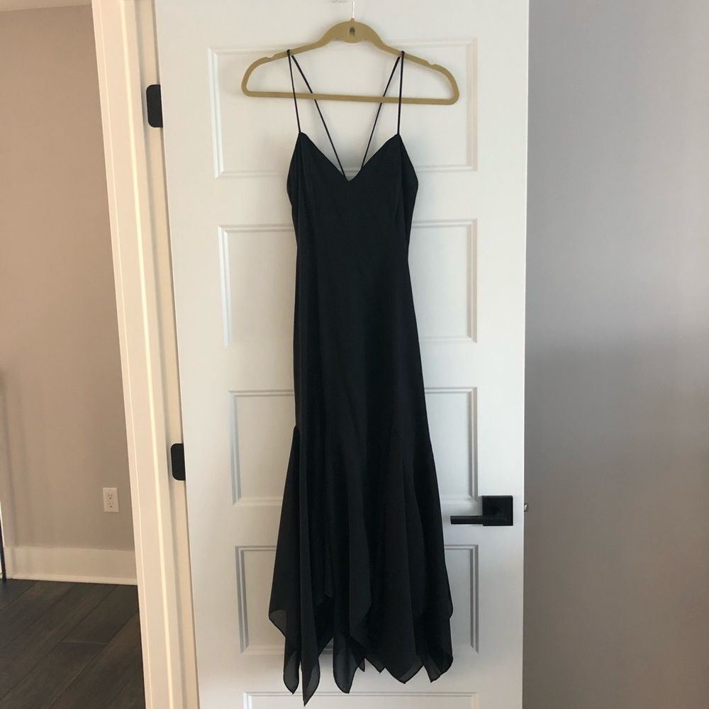 Vintage Black Spaghetti Strap Dress